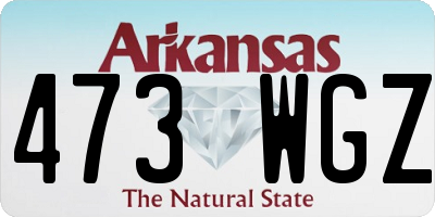 AR license plate 473WGZ