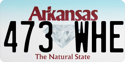 AR license plate 473WHE