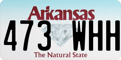 AR license plate 473WHH