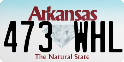 AR license plate 473WHL