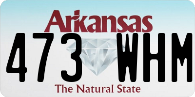 AR license plate 473WHM