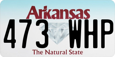 AR license plate 473WHP