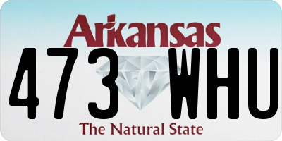 AR license plate 473WHU