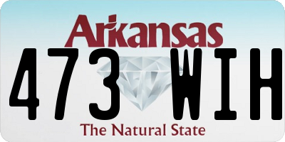 AR license plate 473WIH