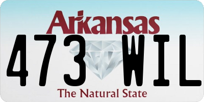 AR license plate 473WIL