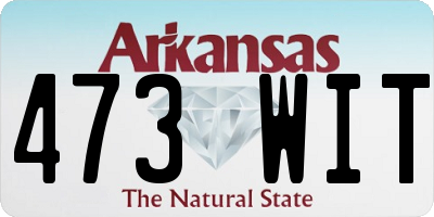 AR license plate 473WIT