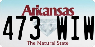 AR license plate 473WIW