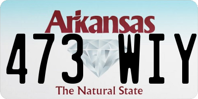 AR license plate 473WIY