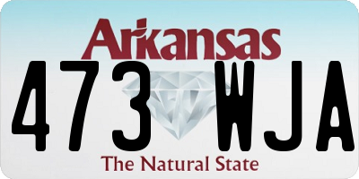 AR license plate 473WJA