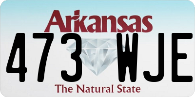 AR license plate 473WJE