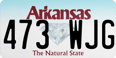 AR license plate 473WJG