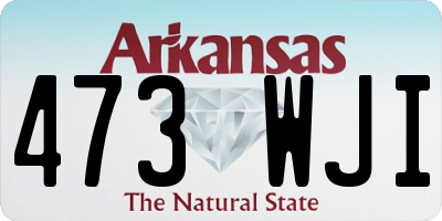 AR license plate 473WJI