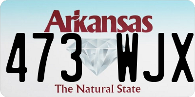 AR license plate 473WJX