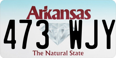 AR license plate 473WJY