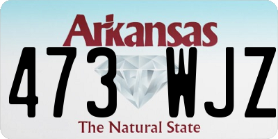 AR license plate 473WJZ