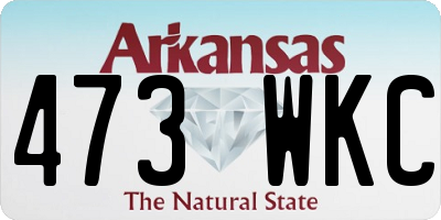 AR license plate 473WKC