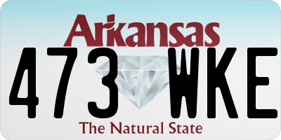 AR license plate 473WKE