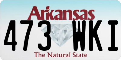 AR license plate 473WKI