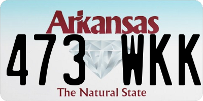 AR license plate 473WKK