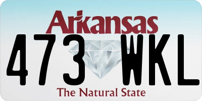 AR license plate 473WKL