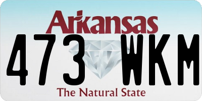 AR license plate 473WKM