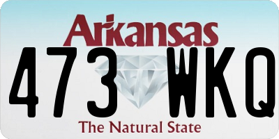 AR license plate 473WKQ