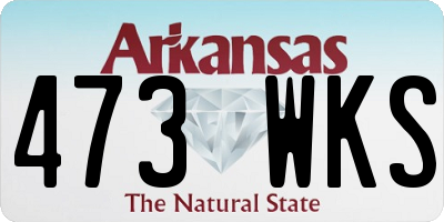AR license plate 473WKS