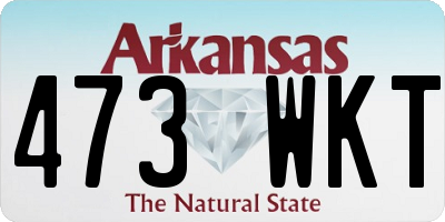 AR license plate 473WKT