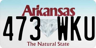 AR license plate 473WKU
