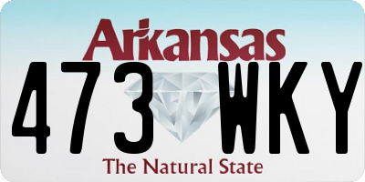 AR license plate 473WKY