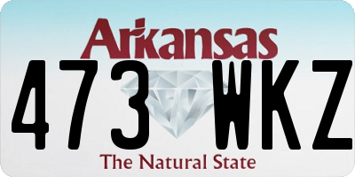 AR license plate 473WKZ