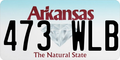 AR license plate 473WLB