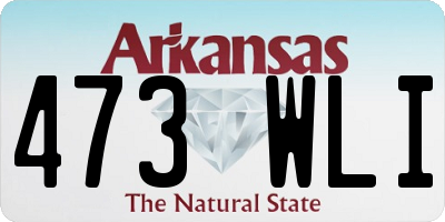 AR license plate 473WLI
