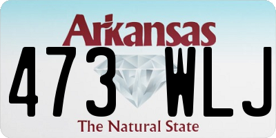 AR license plate 473WLJ