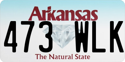 AR license plate 473WLK
