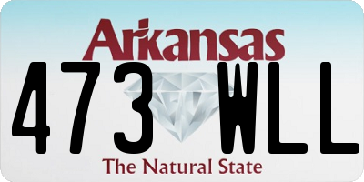 AR license plate 473WLL