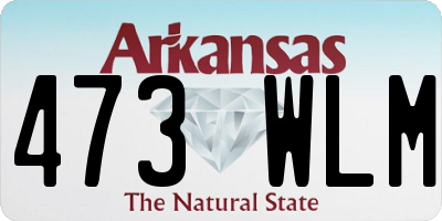 AR license plate 473WLM