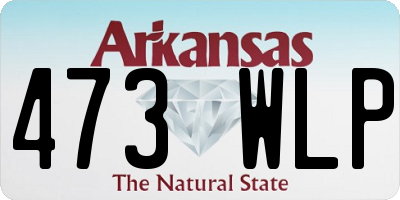 AR license plate 473WLP
