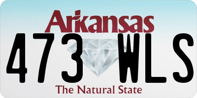 AR license plate 473WLS