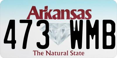 AR license plate 473WMB