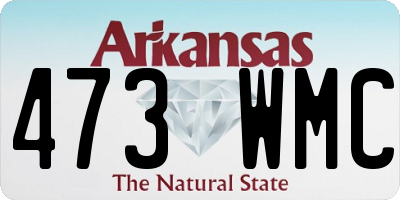 AR license plate 473WMC