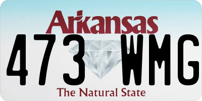 AR license plate 473WMG