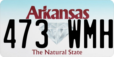 AR license plate 473WMH