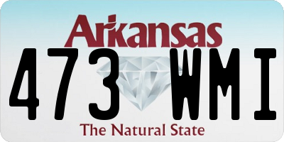 AR license plate 473WMI