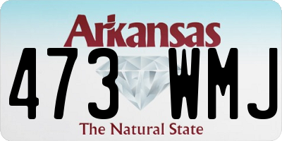 AR license plate 473WMJ