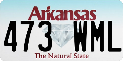 AR license plate 473WML