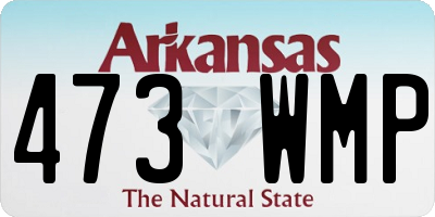 AR license plate 473WMP