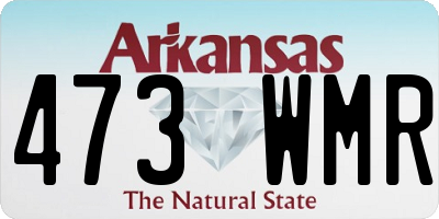 AR license plate 473WMR