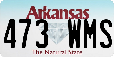 AR license plate 473WMS