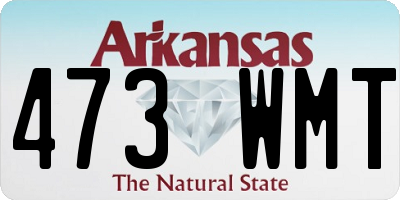 AR license plate 473WMT